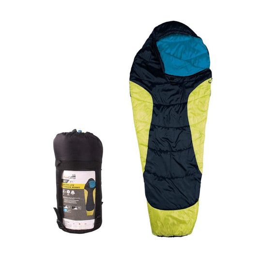 Acecamp Terrain Mummy Sleeping Bag, Warm & Cold Weather Winter Sleeping Bags, 45 Degree Bags for Camping, Backpacking, Hunting, Hiking, with Compression Sack (Yellow / 45 Degree)&Nbsp;